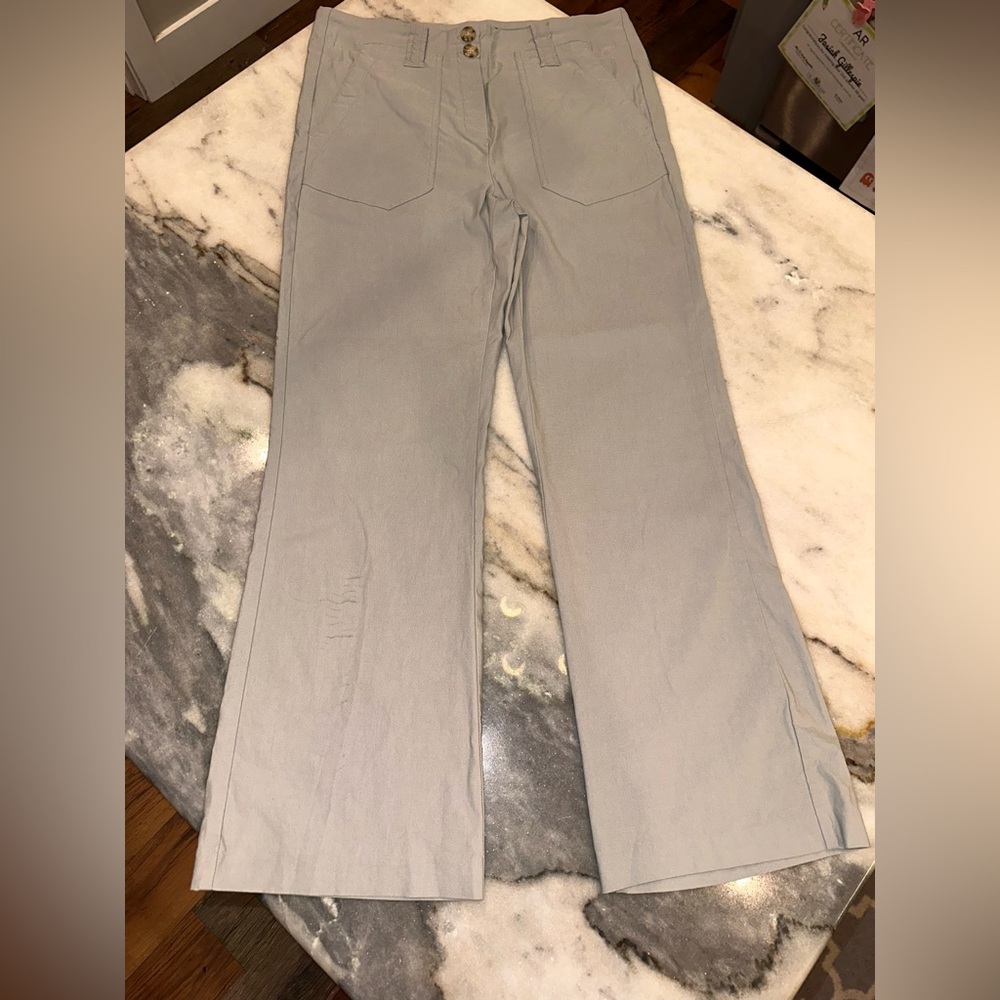 Jules & Leopold‎ Size Large Gray Flare Pants